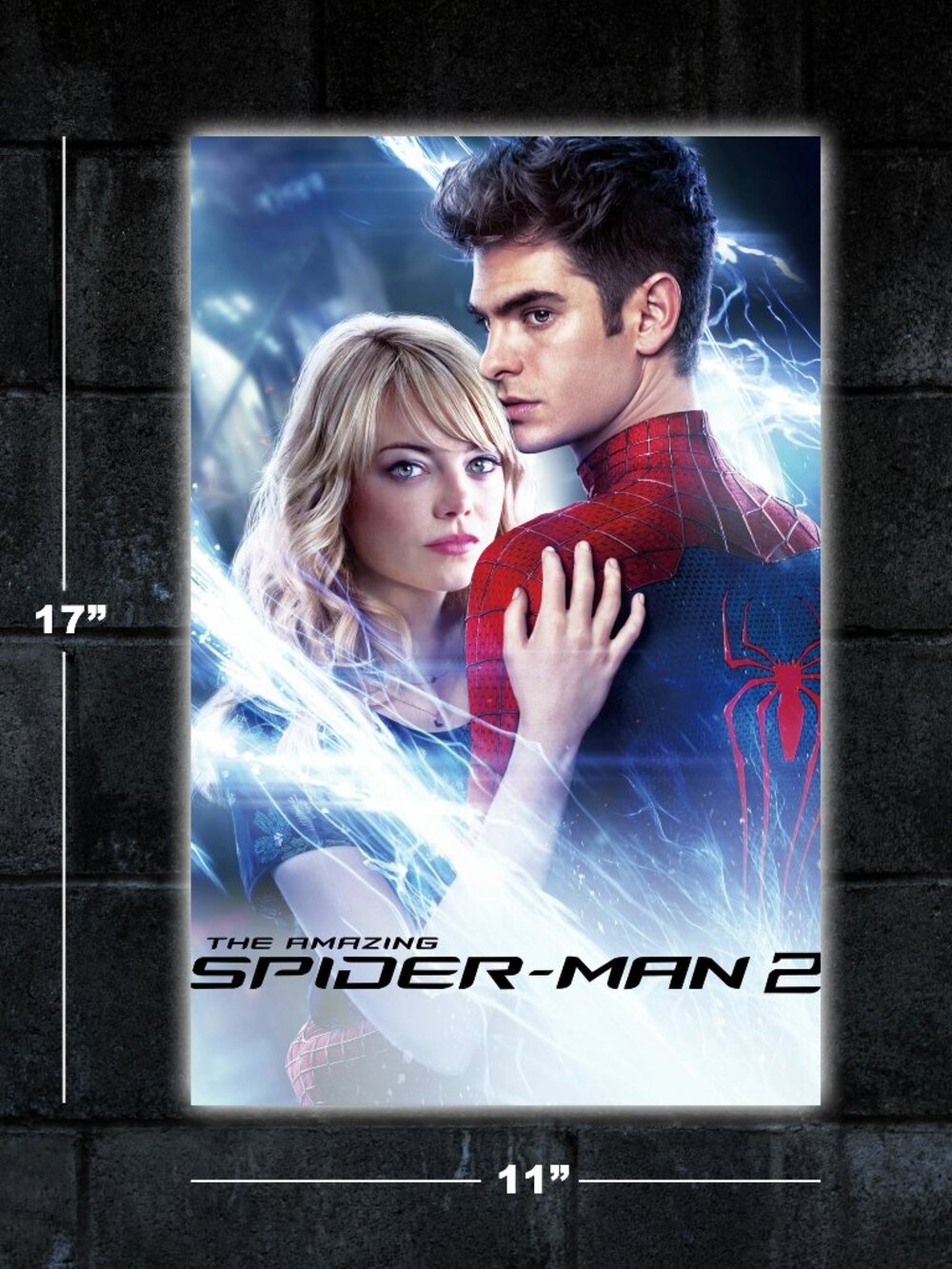 Amazing Spider-Man 2 poster 11x17 art print merch andrew garfield emma stone